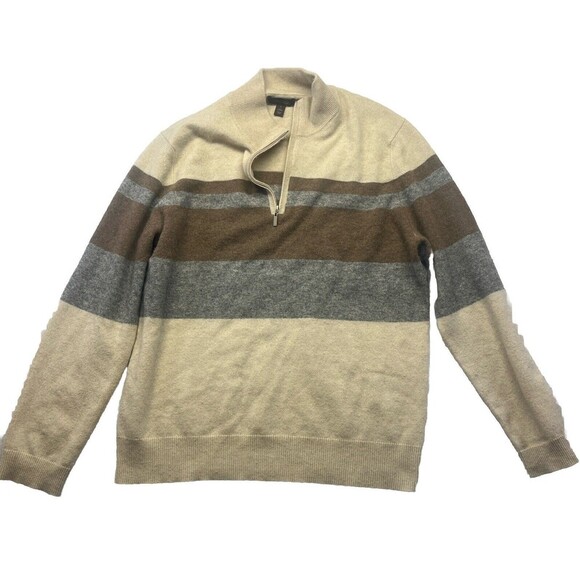 Tasso Elba Other - Tasso Elba Men's 100% Cashmere 1/4 Zip Pullover Sweater Size Large Soft EUC